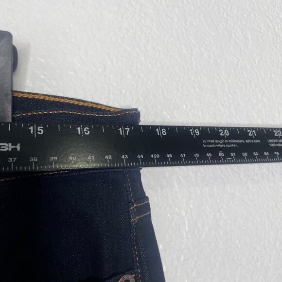 J.Crew Factory Womens Jeans Size 32 Midrise Toothpick Dark Wash Skinny Leg - Picture 4 of 12